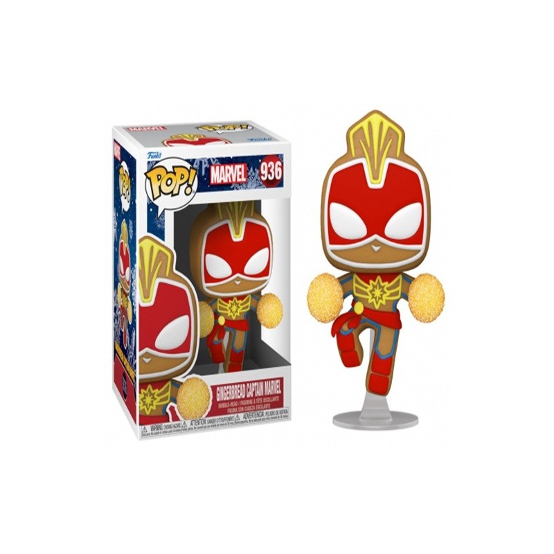MARVEL - POP N° 936 - Gingerbread Captain Marvel