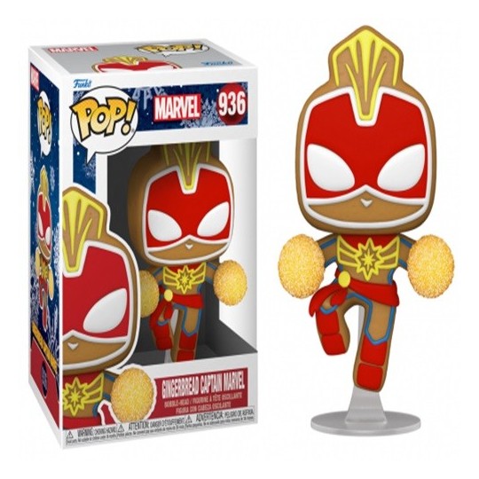 MARVEL - POP N° 936 - Gingerbread Captain Marvel