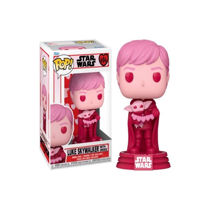 STAR WARS - POP N° 494 - Valentines - Luke & Grogu