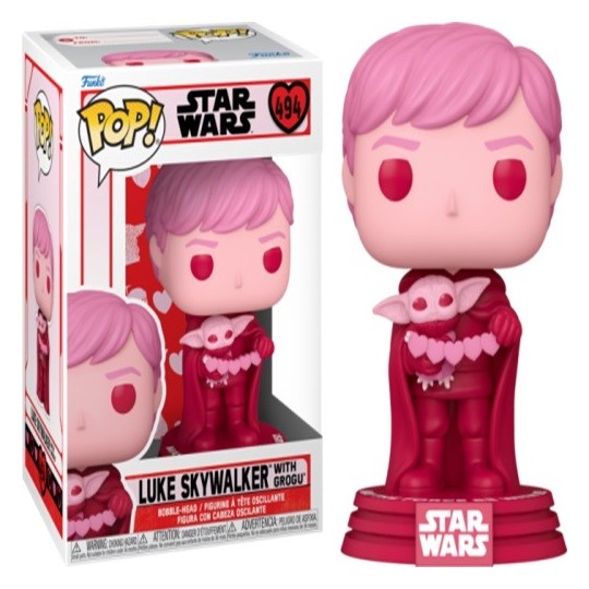 STAR WARS - POP N° 494 - Valentines - Luke & Grogu