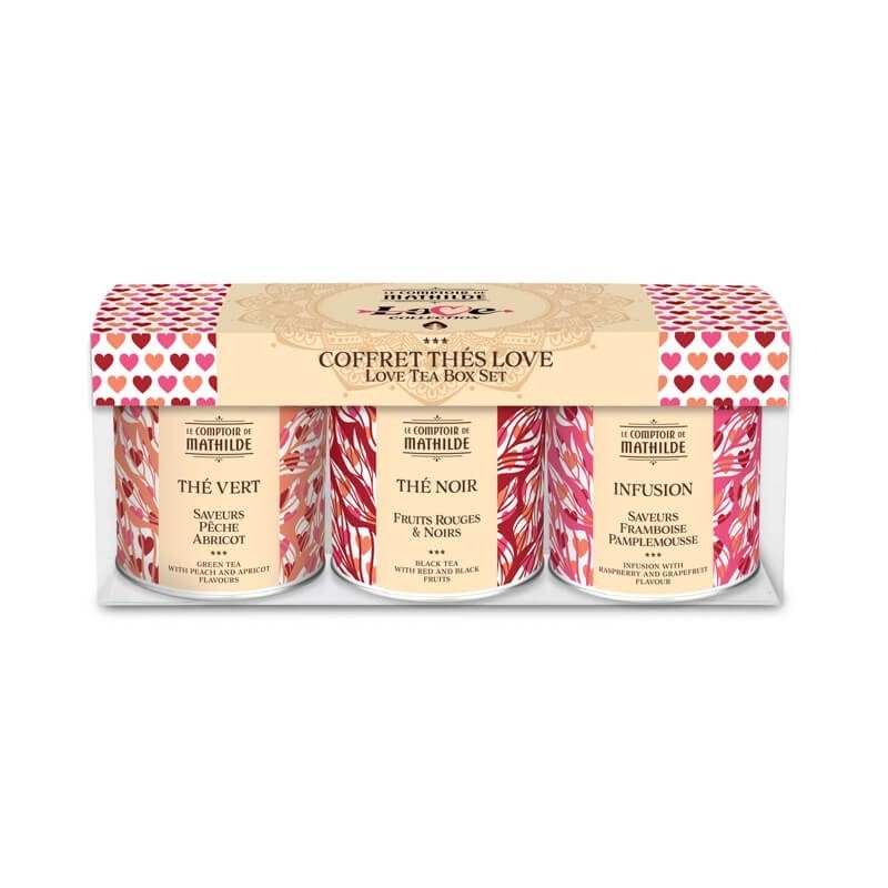 Coffret Thés Love 3 X 25G