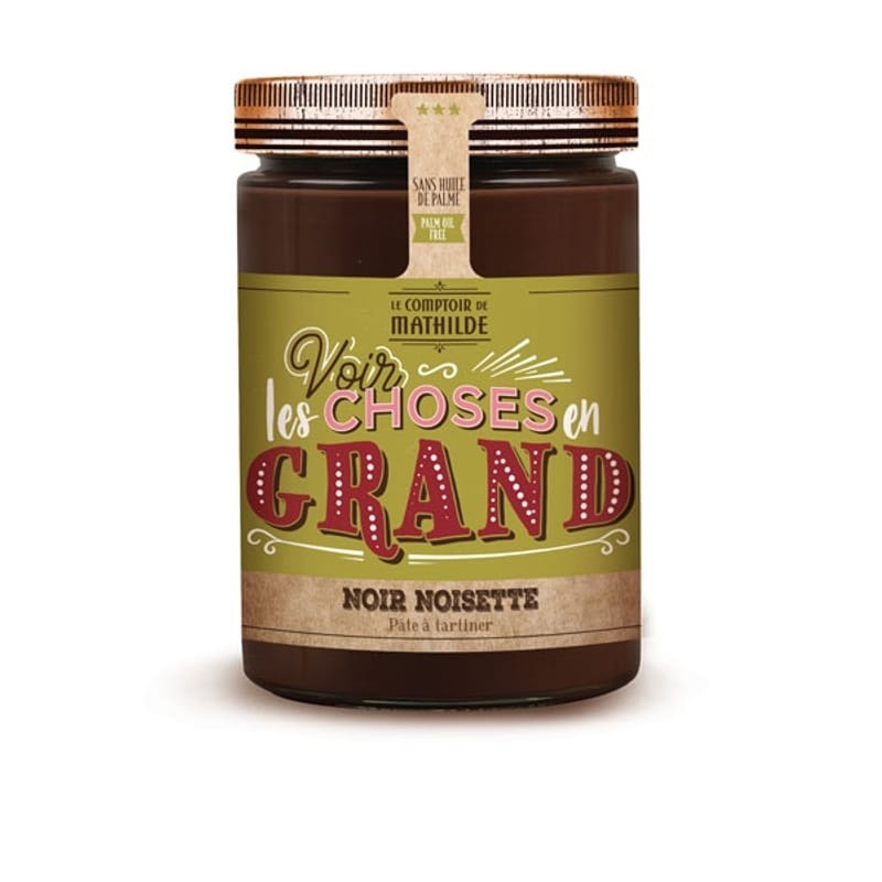 Pâte à Tartiner Noir Noisette 600G