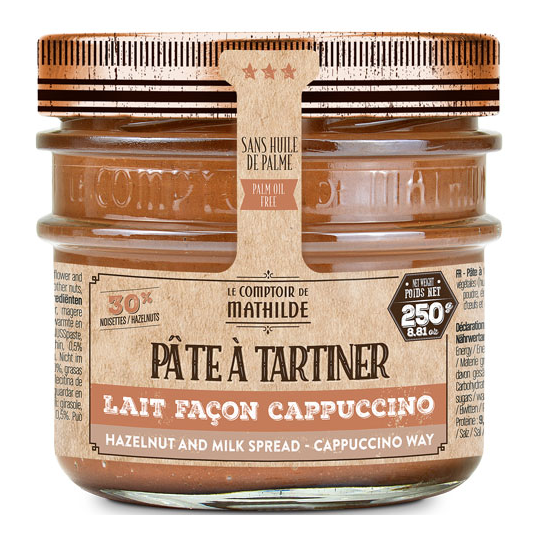 Pâte A Tartiner Lait Façon Cappuccino 250g