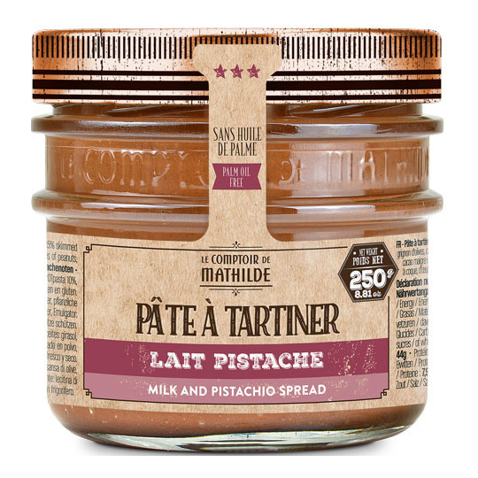 Pâte à tartiner Lait Pistache 250G