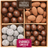 Coffret Enrobés Chocolat Assortiment De Perles Et Fruits Secs 200G