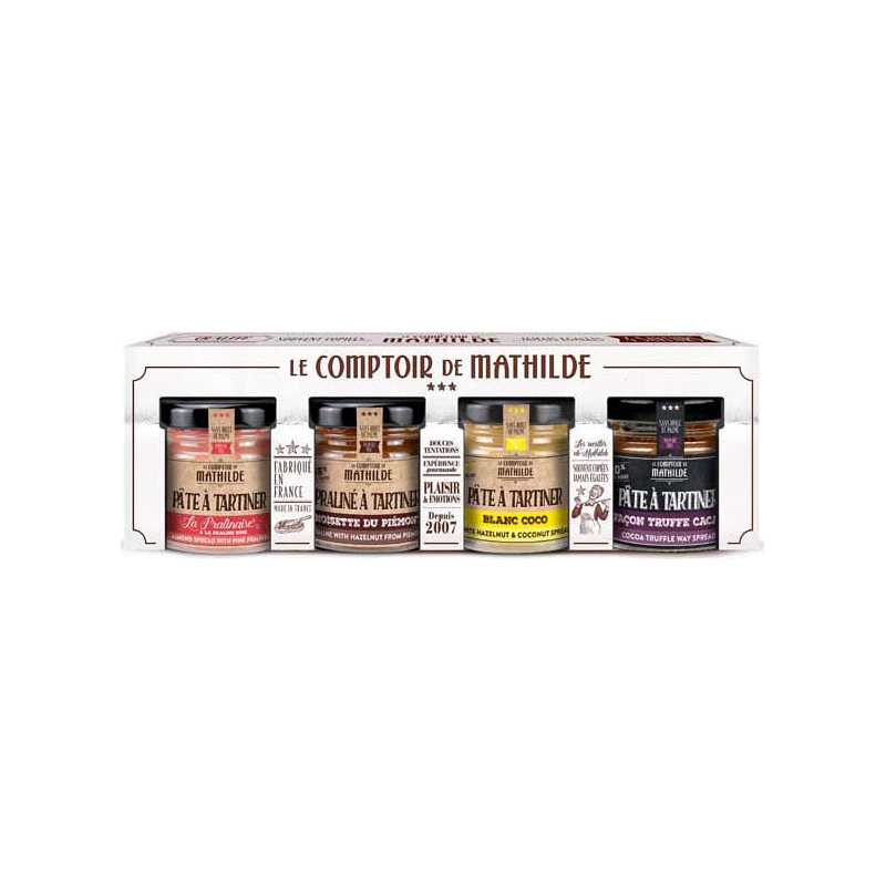 Coffret Mathildettes pâte à tartiner - 4 x 30g
