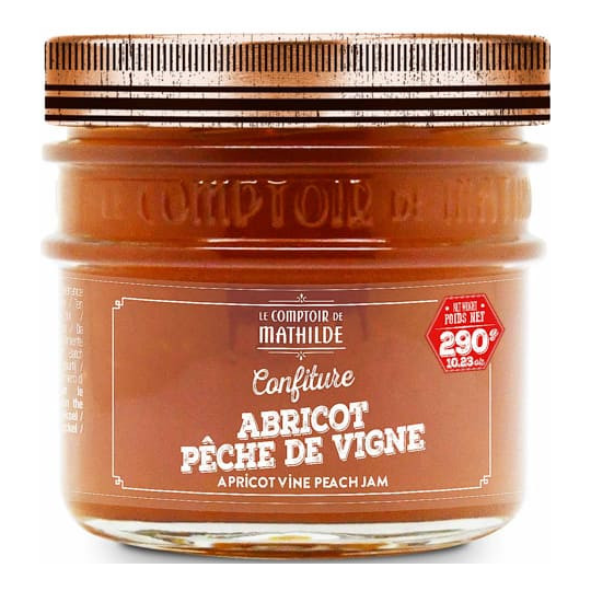 Confiture Abricot Pêche De Vigne 290G