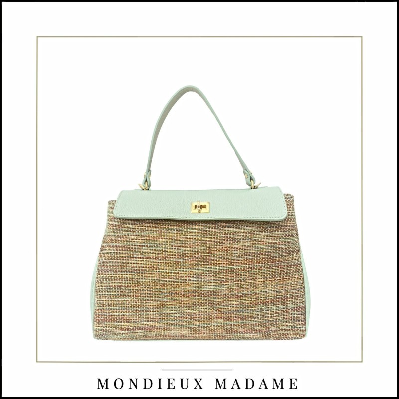Sac" June"vert clair Mondieux Madame