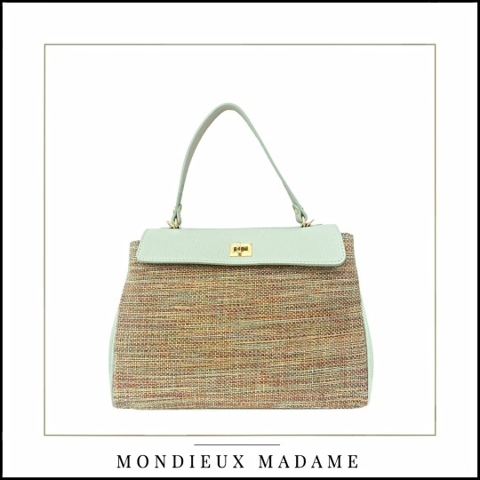 Sac" June"vert clair Mondieux Madame