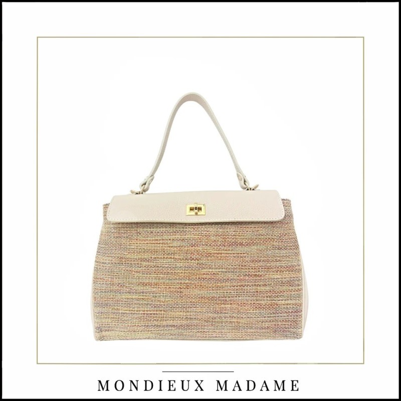 Sac" June"Ecru Mondieux Madame