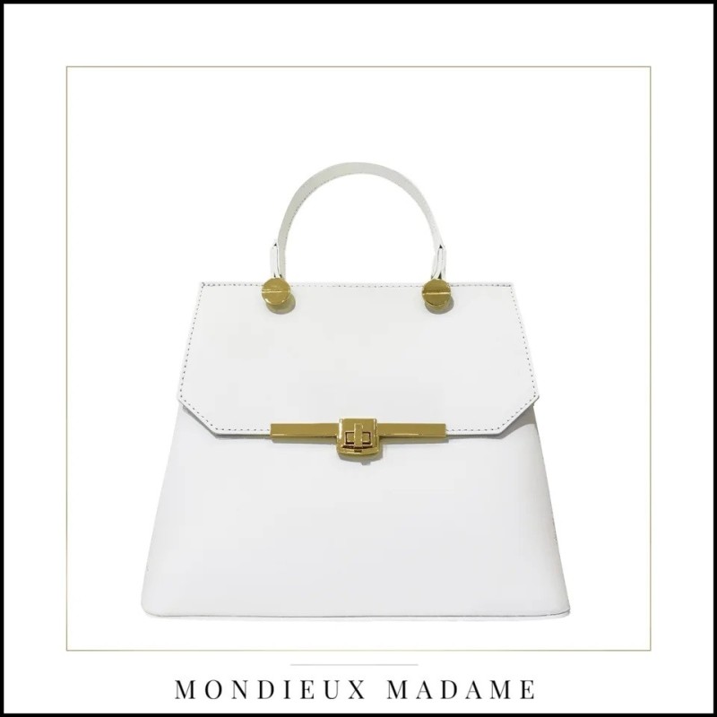 Sac" Colette " Blanc Mondieux Madame