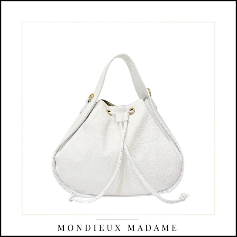 Sac" Beauté" Blanc Mondieux Madame