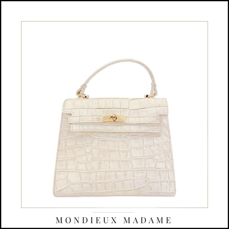 Sac" Patty CROCRO "blanc Mondieux Madame