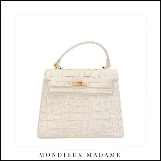 Sac" Patty CROCRO "blanc Mondieux Madame