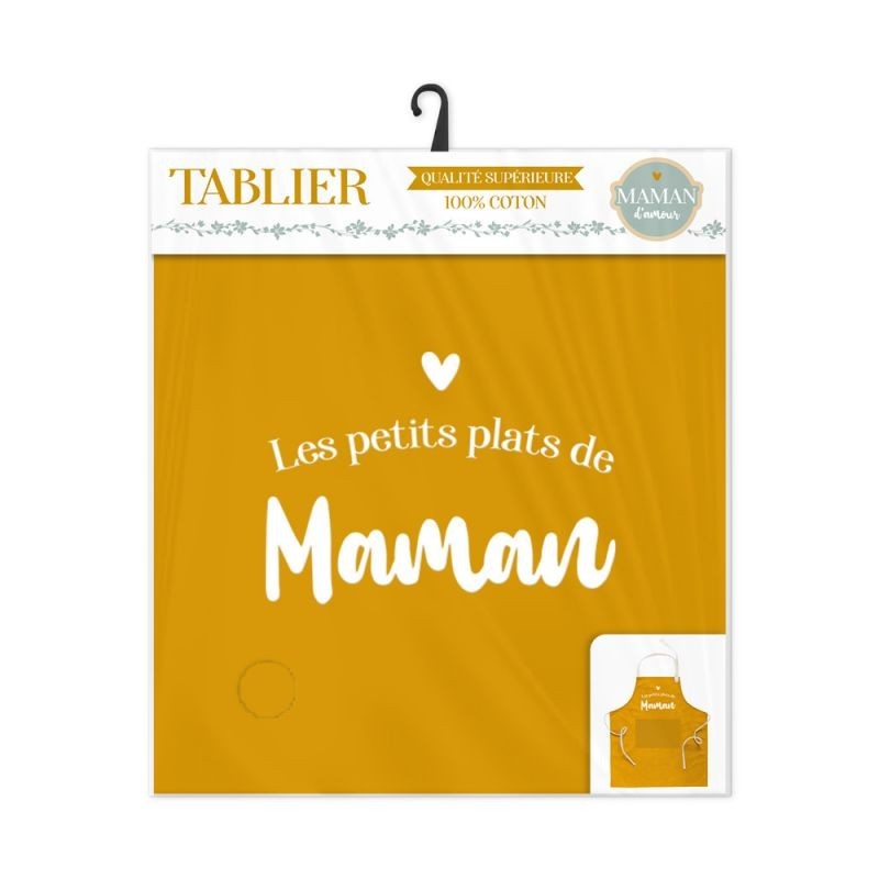 TABLIER "PETITS PLATS DE MAMAN"