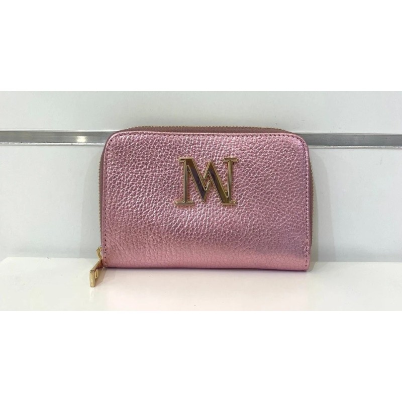 Porte Feuille Rose métallique Mondieux Madame ( format petit)