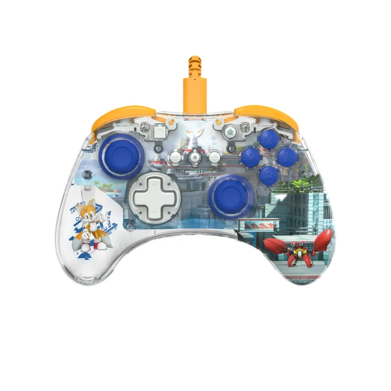 PDP Manette filaire REALMz: Tails Seaside Hill Zone, Pour Nintendo