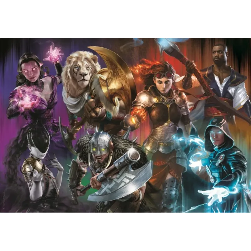 MAGIC THE GATHERING - Mana Warriors - Puzzle Cube 500P
