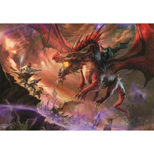 DONJONS & DRAGONS - Kansaldi sur Dragon Rouge - Puzzle Cube 500P