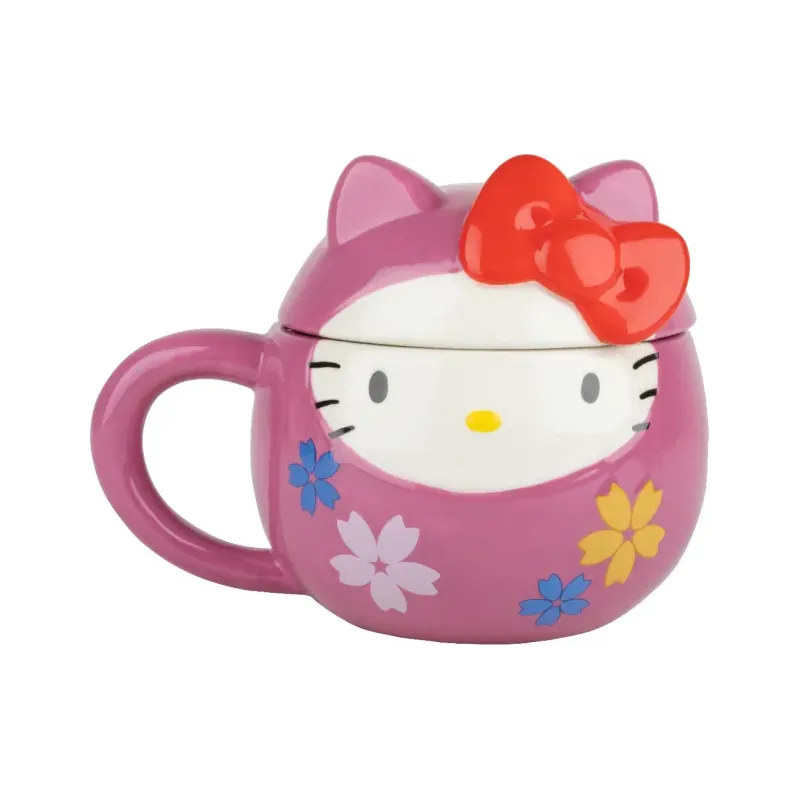 HELLO KITTY - Daruma - Mug 3D + Couvercle 320ml
