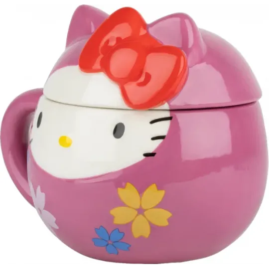 HELLO KITTY - Daruma - Mug 3D + Couvercle 320ml