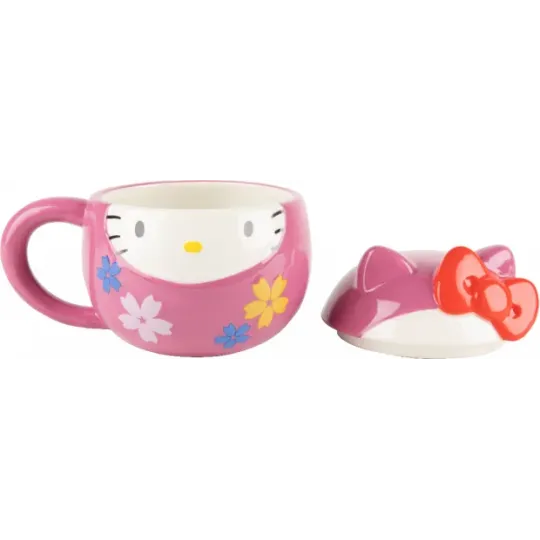 HELLO KITTY - Daruma - Mug 3D + Couvercle 320ml