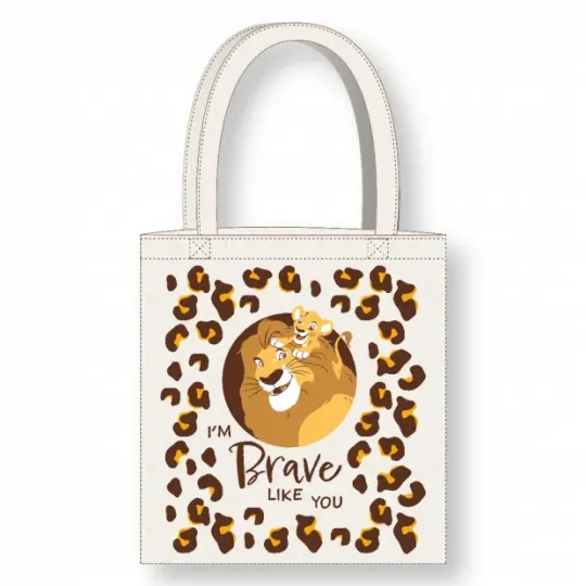 DISNEY - Roi Lion - Mufasa & Simba - Tote Bag 36x39cm