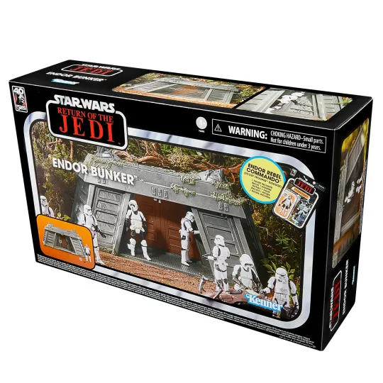 STAR WARS - Playset Vintage - Endor Bunker w Endor Rebel Commando