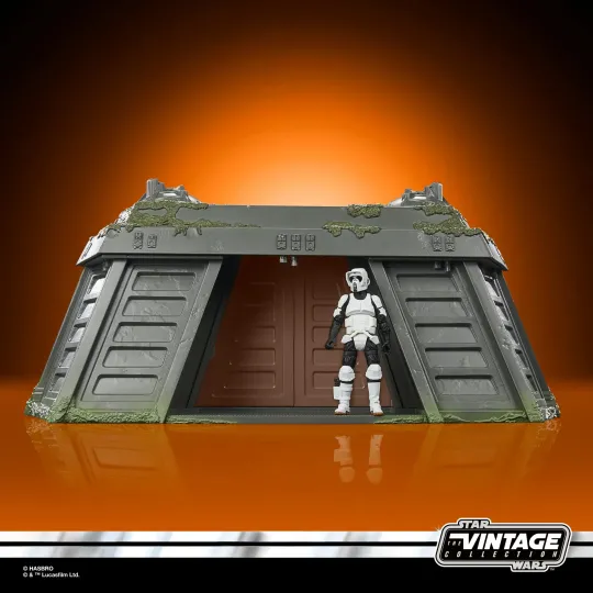 STAR WARS - Playset Vintage - Endor Bunker w Endor Rebel Commando