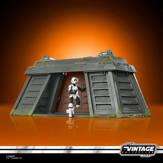 STAR WARS - Playset Vintage - Endor Bunker w Endor Rebel Commando