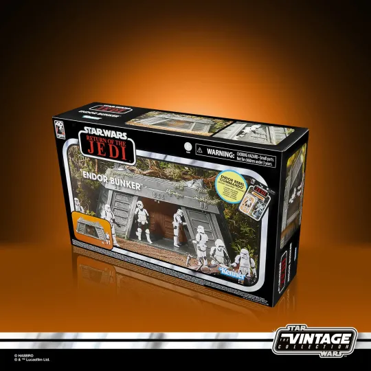 STAR WARS - Playset Vintage - Endor Bunker w Endor Rebel Commando
