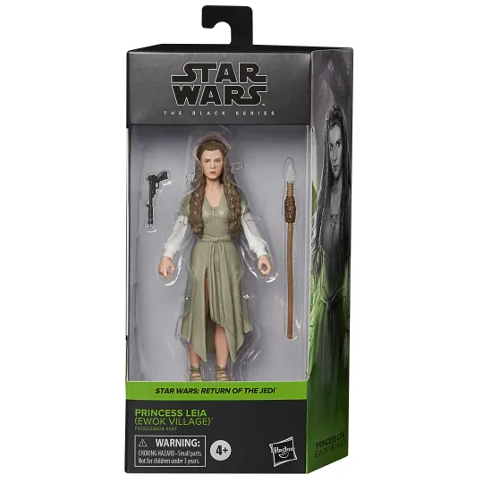 STAR WARS - Princess Leia "Village Ewok" - Figurine Black Series 15cm