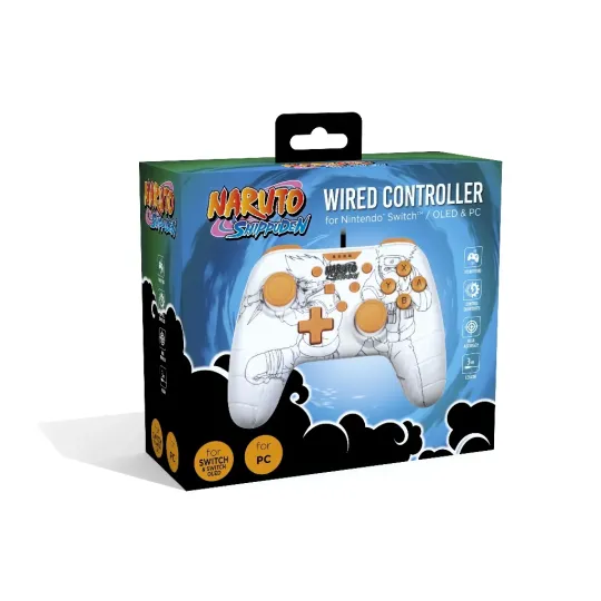 Naruto White Wired Controller - Nintendo Switch   PC