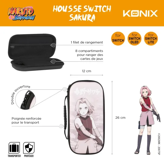 Naruto -Sakura Protection Case - Nintendo Switch ,Lite & Oled