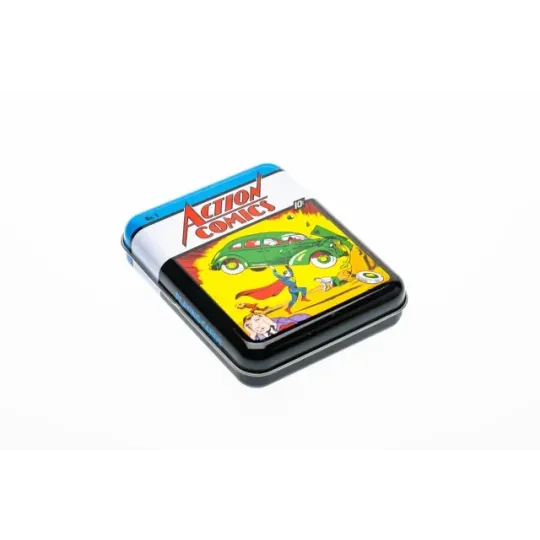 DC COMICS - Action Comics - Jeu de Carte Boite Métallique