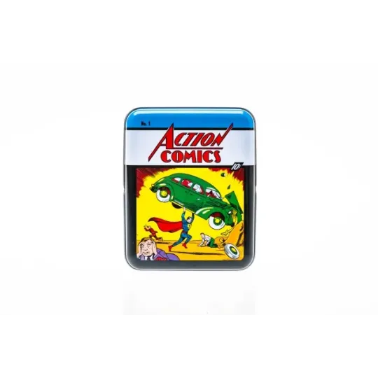 DC COMICS - Action Comics - Jeu de Carte Boite Métallique
