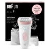 Braun Silk-épil 7 7-030 40 pince(s) Rose, Blanc
