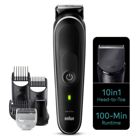 Braun MGK5440 tondeuse à cheveux Noir 18 Lithium-Ion (Li-Ion)