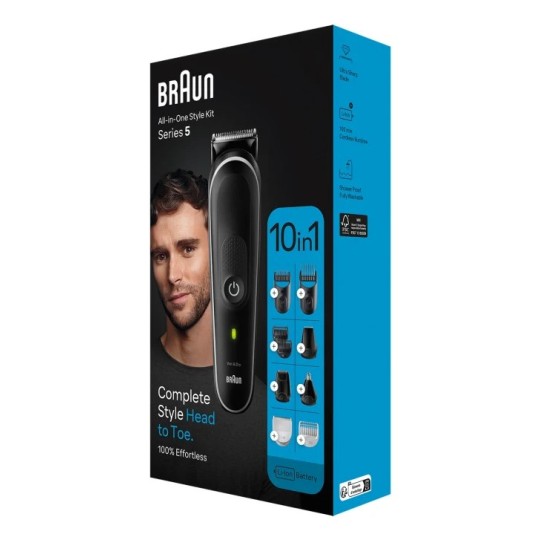 Braun MGK5440 tondeuse à cheveux Noir 18 Lithium-Ion (Li-Ion)