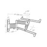 EXO600TW3 SUPPORT INCLINABLE & ORIENTABLE 048360