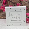 Cadre épais 10/10 " La famille un peu de folie, un peu de bruit, beaucoup d'amour"