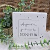 Cadre épais 15/15 "Aujourd'hui je choisis le bonheur"