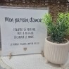 Cadre relief 20/20 "Mon parrain d'amour, toujours là pour moi ... Je pourrai toujours compter sur toi."