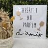 Cadre relief 30/30 "Apéritif au parfum d'amis"