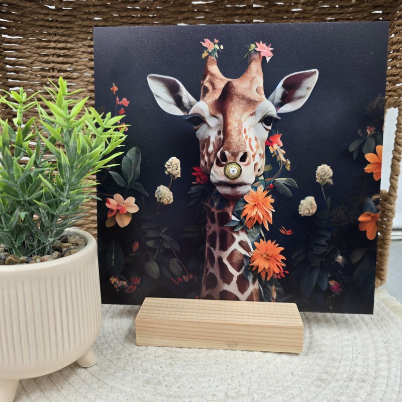 Horloge 22/22  "Girafe"