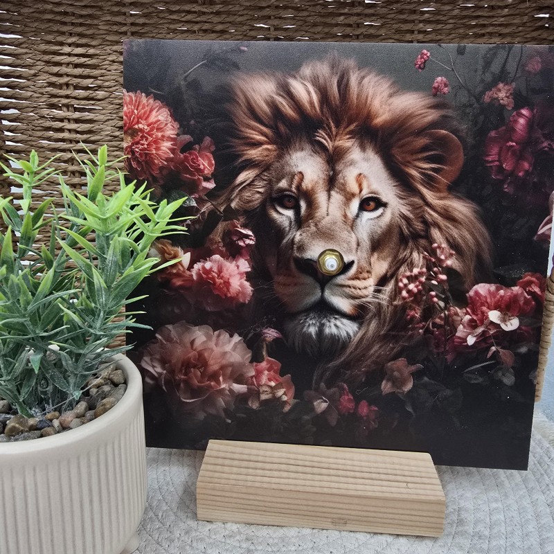 Horloge 22/22 "Lion"