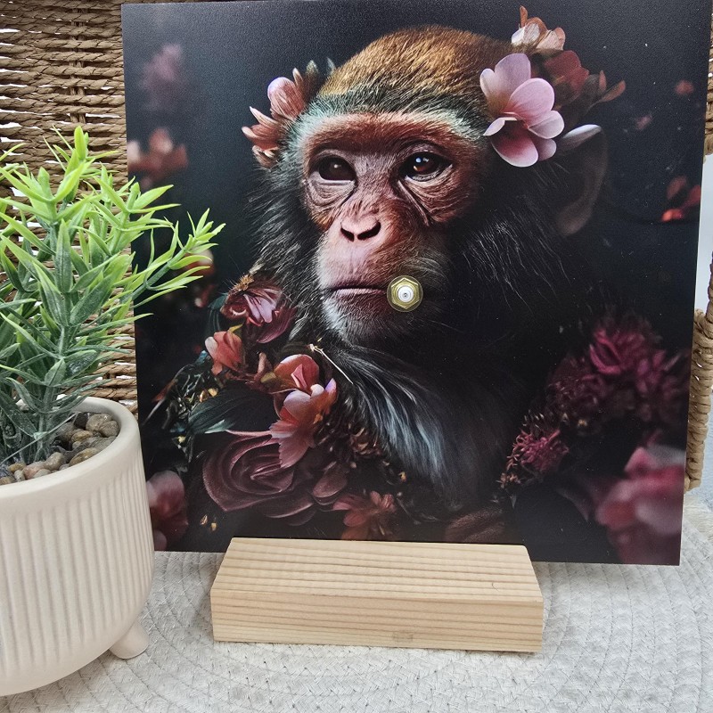 Horloge 22/22 "Singe"