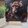 Horloge 22/22 "Singe"
