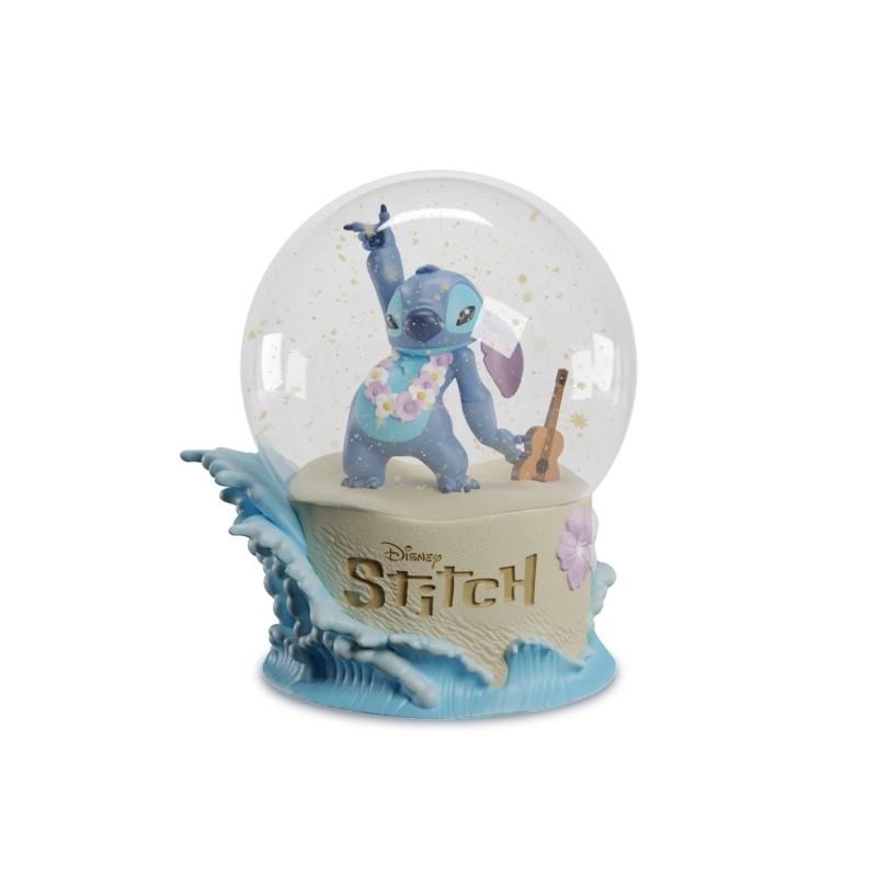 STITCH - Surf - Boule à Neige 80mm