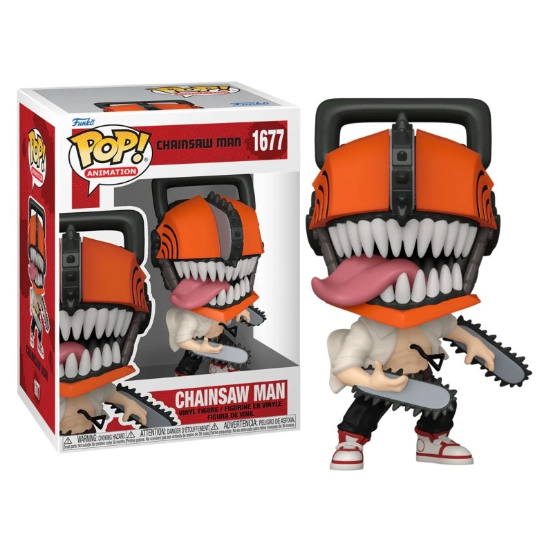 Figurine Chainsaw Man avec Chase POP